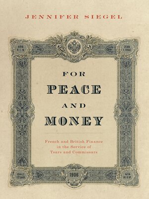 cover image of For Peace and Money